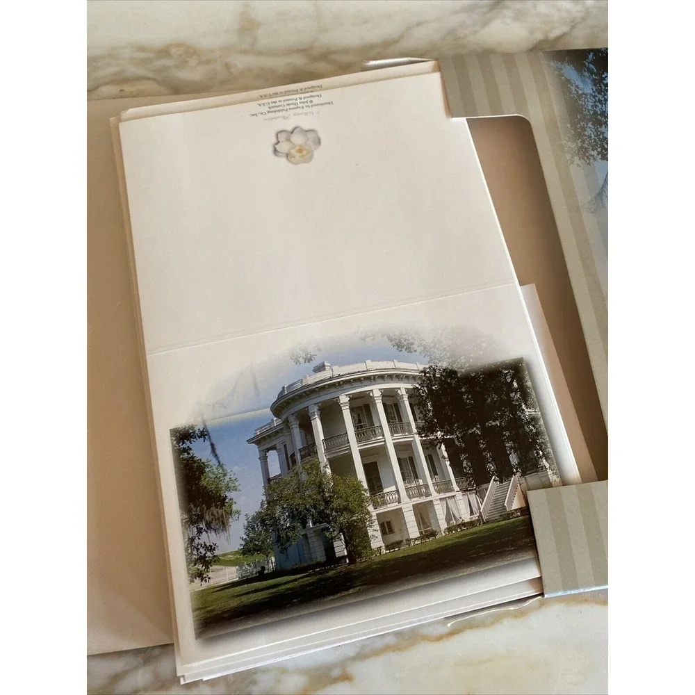Express Publishing Co Stationery Set Multicolor Louisiana Vintage 64pc‎ Landmark